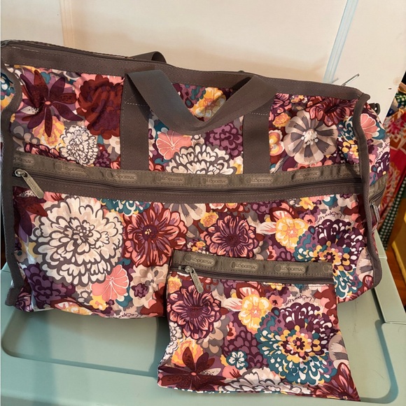 Lesportsac Floral Travel Bag Set - Multicolor Floral - Picture 1 of 7